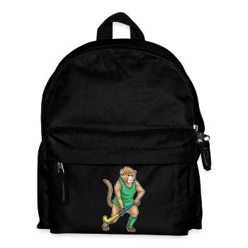 Monkey Bâton de hockey sur gazon - Sac à dos Enfant - noir - Devant
