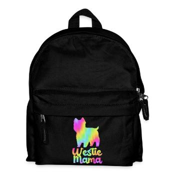 West Highland Terrier - Kids' Backpack - black - Front