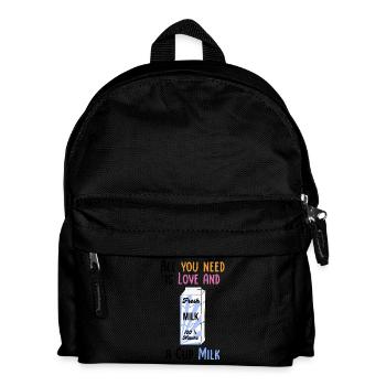 We need Love and Milk Comicstyle 2 - Kinder Rucksack - Schwarz - Vorne