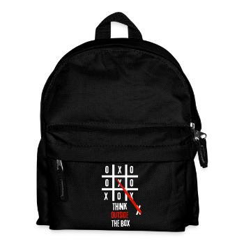 Think outside the box - Kids' Backpack - black - Front