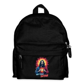 Not today satan - Kids' Backpack - black - Front