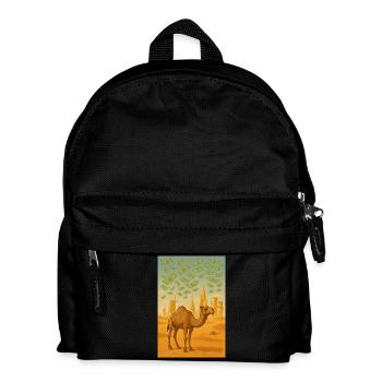 Camel Dubaï argent - Sac à dos Enfant - noir - Devant