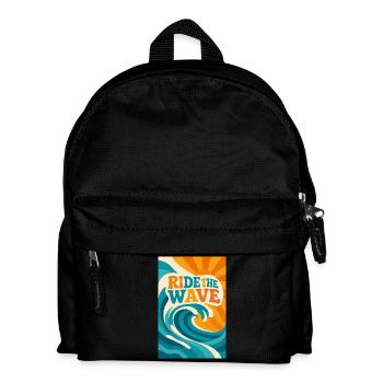 Ride the wave - Sac à dos Enfant - noir - Devant