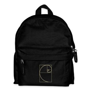 Nombre d’or – Esthétique mathématique à porter - Sac à dos Enfant - noir - Devant