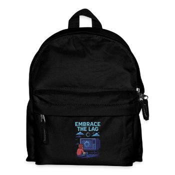 T-shirt de jeu rétro – Embrace the Lag | Pixel-des - Sac à dos Enfant - noir - Devant