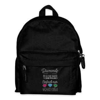 Les diamants sont la base de ma pyramide - Sac à dos Enfant - noir - Devant