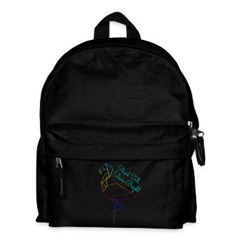 Stand Tall, Shine Bright - Kids' Backpack - black - Front