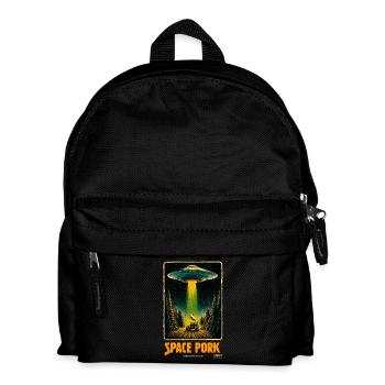 Space Pork - Kids' Backpack - black - Front
