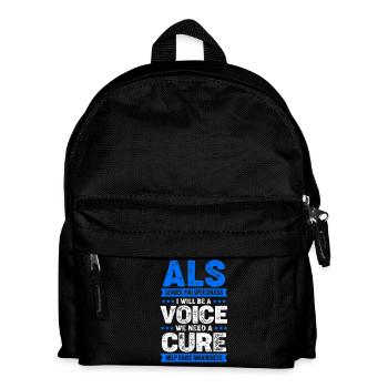 Maladie nerveuse SLA - Sac à dos Enfant - noir - Devant