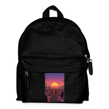 Queer Festival with friends - Kids' Backpack - black - Front