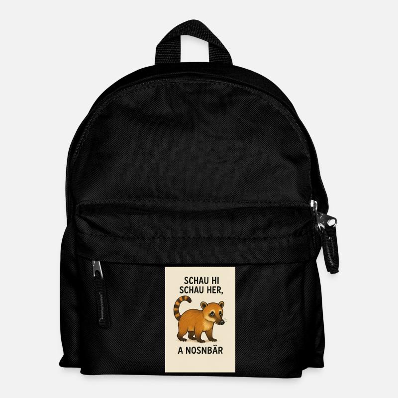 Nosnbär - Kinder Rucksack - Schwarz