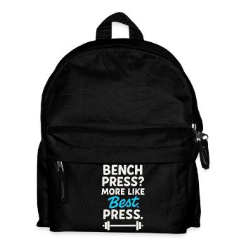 Drôle de développé couché Meme Spot Me Bro Powerlifting - Sac à dos Enfant - noir - Devant