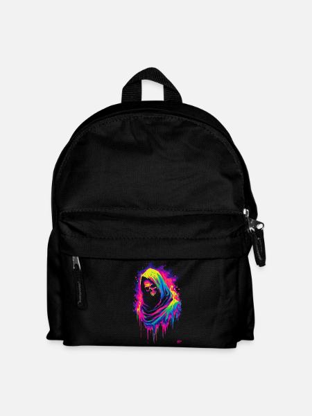 Neon Grim Reaper - Kinder Rucksack - Schwarz