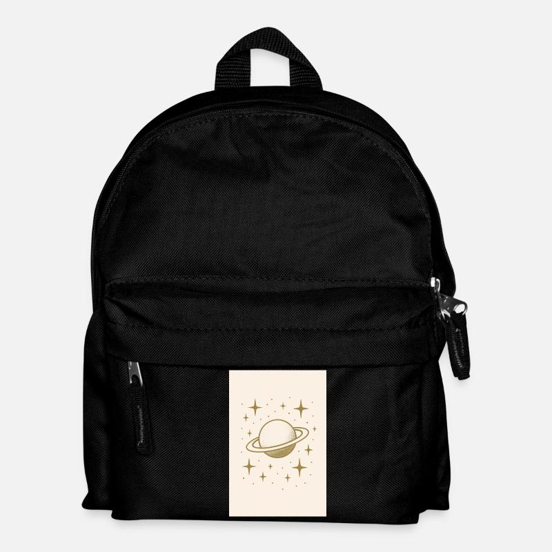 Stern - Kinder Rucksack - Schwarz