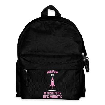 Meilleure employée maçonne du mois Maçonnerie - Sac à dos Enfant - noir - Devant