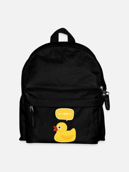 Just Wingin' It Duck - Kids' Backpack - black