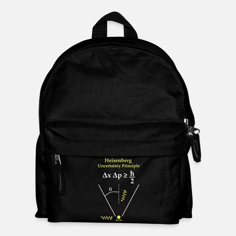 Heisenbergsche Unschärferelation - Kinder Rucksack - Schwarz