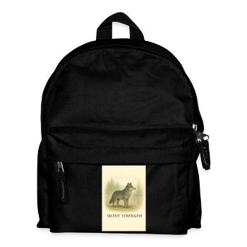 Silent Force Wolf - Kids' Backpack - black - Front