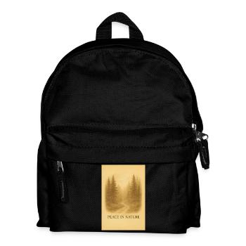 Calmness in the Forest Path - Kids' Backpack - black - Front