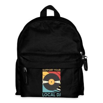 Cadeaux de la tenue DJ - Sac à dos Enfant - noir - Devant