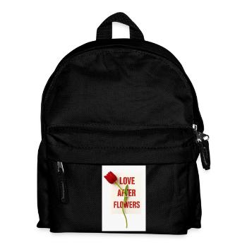 Love After Flowers Tulpenpoetik - Kinder Rucksack - Schwarz - Vorne