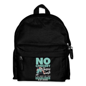 Pas de concert aujourd’hui, musique triste - Sac à dos Enfant - noir - Devant