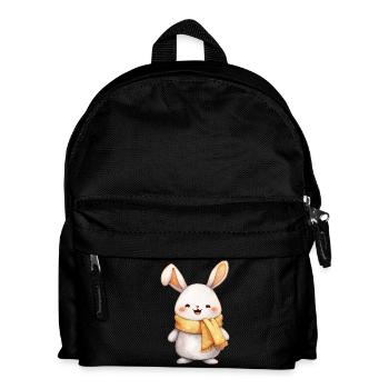 Baby Bunny – Childish and Adorable Drawing - Kids' Backpack - black - Front