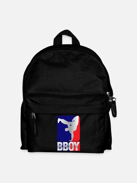 Breakdance B-Boy Streetdance Design Hip Hop Dance - Kids' Backpack - black