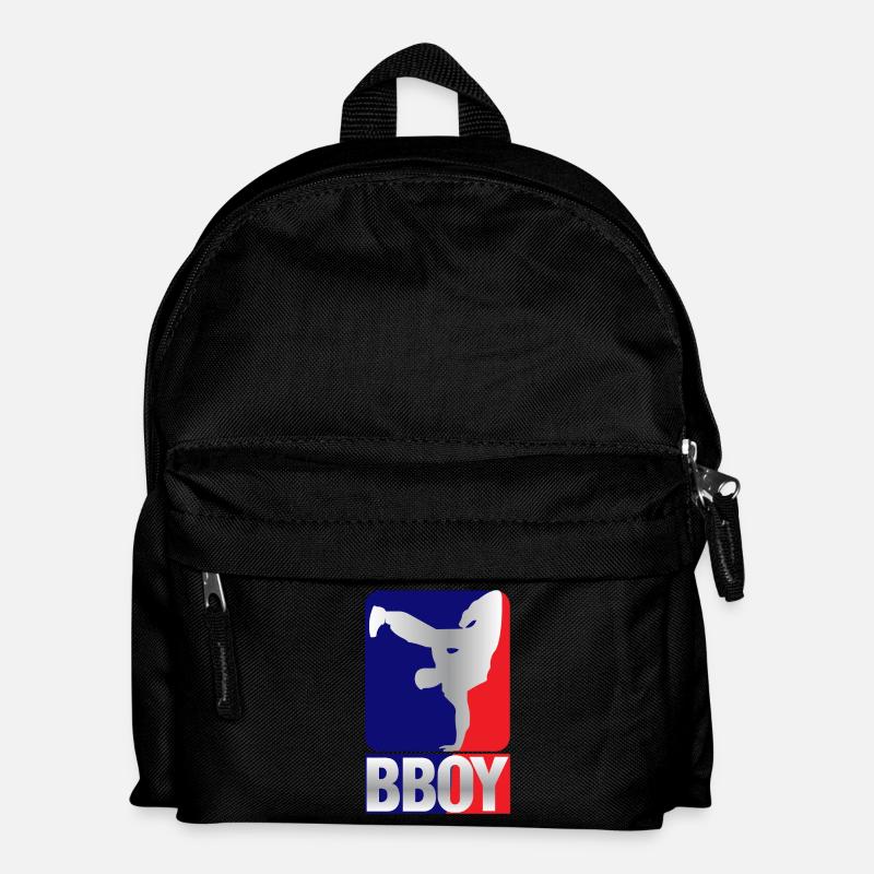 Breakdance B-Boy Streetdance Design Hip Hop Dance - Kids' Backpack - black