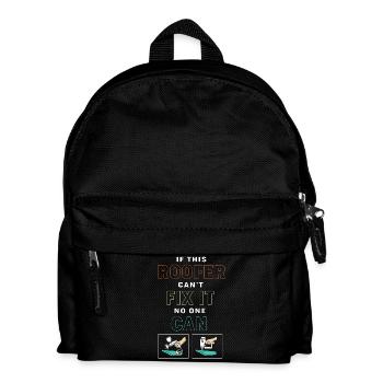 Roofer - Kids' Backpack - black - Front