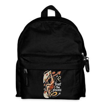 Femmes Bouldering Shirt – Faites confiance au processus - Sac à dos Enfant - noir - Devant