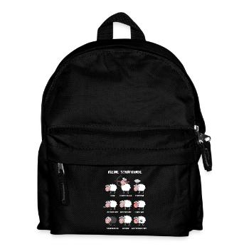 Kleine Schafkunde - Kinder Rucksack - Schwarz - Vorne