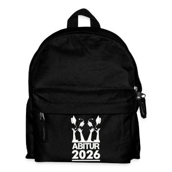 Abitur 2026 Graduation Ceremony Motif - Kids' Backpack - black - Front
