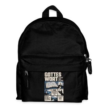 Gottes Wort lebendig wahr beständig - Kinder Rucksack - Schwarz - Vorne