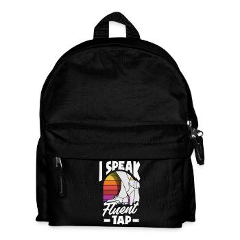 Tap dancers, tap shoes, tap dance - Kids' Backpack - black - Front