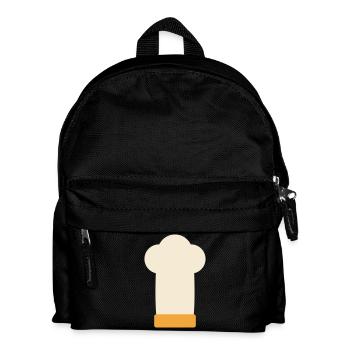 Chapeau de chef, chef, chef, maître du grill, cadeau - Sac à dos Enfant - noir - Devant