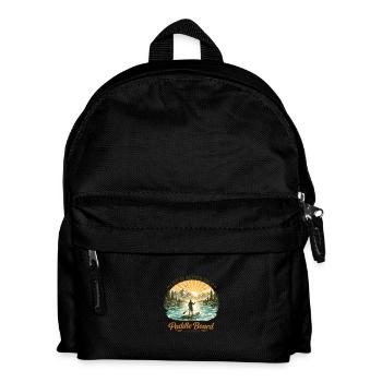 Life is Better on a Paddle Board – Vintage SUP  - Kinder Rucksack - Schwarz - Vorne