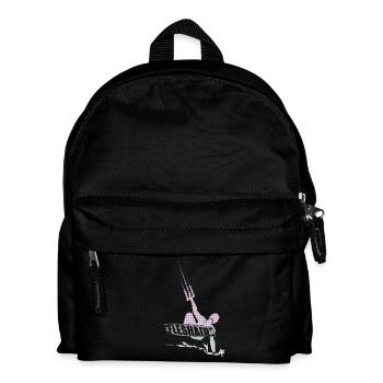 Kitesurfer - Kinder Rucksack - Schwarz - Vorne