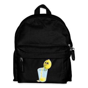 Lemon Makes Juice – Funny Cartoon - Kids' Backpack - black - Front