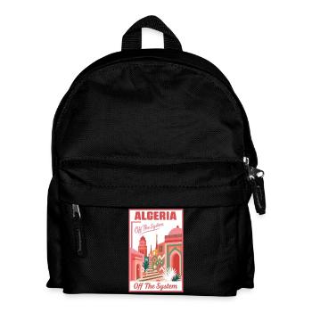 Algeria Off The System – Colorful Landscape - Kids' Backpack - black - Front