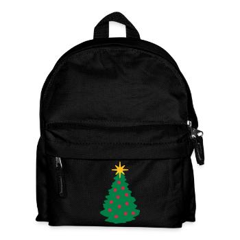 Christmas Tree - Kids' Backpack - black - Front