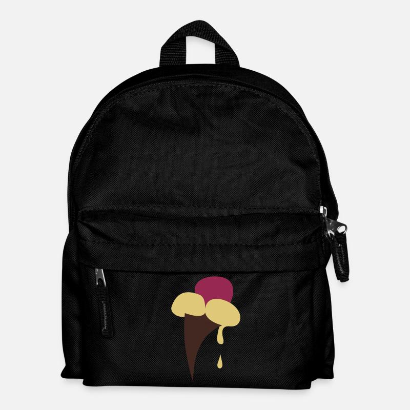Eis - Kinder Rucksack - Schwarz