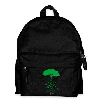 root tree - Kids' Backpack - black - Front