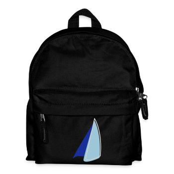 Segel Zweifarbig - Kinder Rucksack - Schwarz - Vorne