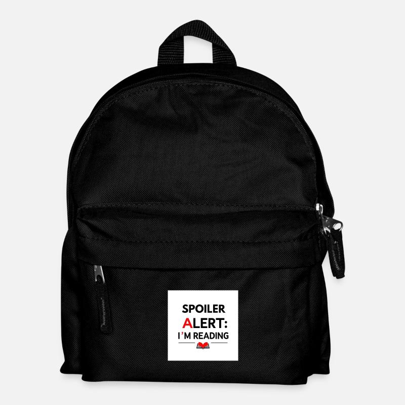 Spoiler: Ich lese gerade - Kinder Rucksack - Schwarz