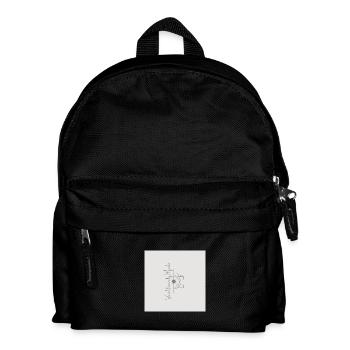 Photography Logo Star Flash - Kids' Backpack - black - Front