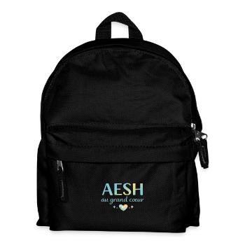 AESH au grand cœur - Sac à dos Enfant - noir - Devant