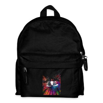 Cars racing #racing #sport - Kids' Backpack - black - Front