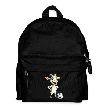 Goat Football - Kids' Backpack - black - Front
