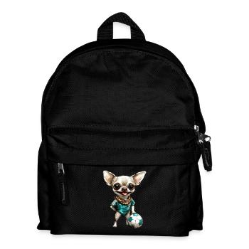 Football Chihuahua - Kids' Backpack - black - Front